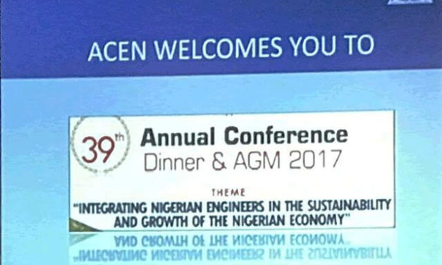 Association for Consulting Engineering in Nigeria 39th Conference, Dinner and Annual General Meeting