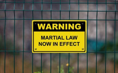 Suspension of constitution and martial law declaration