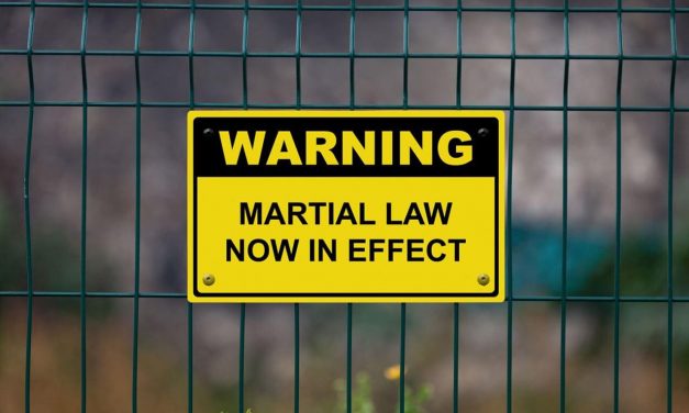 Suspension of constitution and martial law declaration