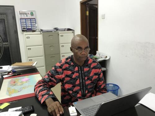 Engr. Chivu at his Enugu Office